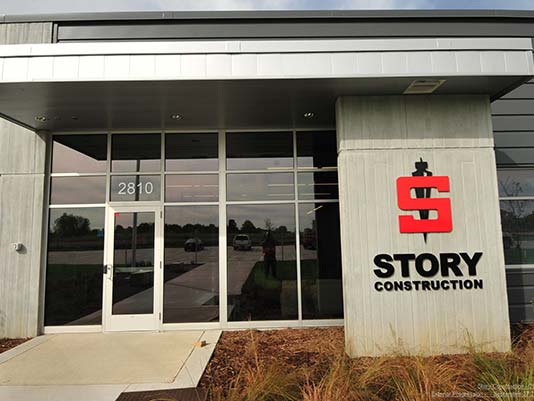 story construction new offices